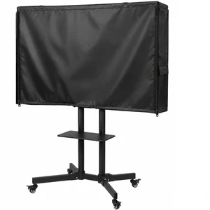 Waterproof Mobile TV Stand Cover, Black Dustproof Television Cart Protector Fit 45-50 Inch Rolling TV Cart Waterproof Mobile TV Stand Cover, Black Dustproof Television Cart Protector Fit 45-50 Inch Rolling TV Cart