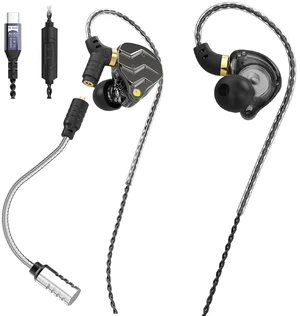 KG01 Professional Gaming Earbuds,Battle Buds,Detachable Microphone, 4D Surround Sound,11mm Dynamic Driver for Mobile Gaming, PlayStation,PC with 3.5mm/Type-c (Type C, Black) KG01 Professional Gaming Earbuds,Battle Buds,Detachable Microphone, 4D Surround Sound,11mm Dynamic Driver for Mobile Gaming, PlayStation,PC with 3.5mm/Type-c (Type C, Black)