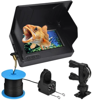 Fishing Camera 4.3" Underwater Fish Finder for Ice Lake Sea Fishing IP68 waterproof, 30m deep diving, enhanced vision ultra wide lens for freshwater & offshore angling Fishing Camera 4.3" Underwater Fish Finder for Ice Lake Sea Fishing IP68 waterproof, 30m deep diving, enhanced vision ultra wide lens for freshwater & offshore angling