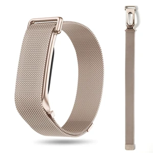 Milanese Stainless Steel Band Compatible with Fitbit air One, Peak, Life Lightweight Magnetic Breathable Metal Replacement Strap & Fully Adjustable Wristband Milanese Stainless Steel Band Compatible with Fitbit air One, Peak, Life Lightweight Magnetic Breathable Metal Replacement Strap & Fully Adjustable Wristband