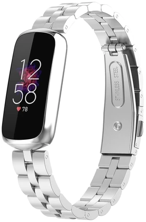 Bands Compatible with Fitbit Luxe Metal Stainless Steel Watch Band Replacement Classic Durable Solid Link Accessory Buckle Metal Strap Wrist Band for Luxe Fitness Wellness Tracker Bands Compatible with Fitbit Luxe Metal Stainless Steel Watch Band Replacement Classic Durable Solid Link Accessory Buckle Metal Strap Wrist Band for Luxe Fitness Wellness Tracker