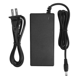 42V 2A Power Adapter for Scrooter and Batteries Pack, Wide Voltage AC 100-240V to DC 42V 2A Power Supply with 5.5 x 2.5mm Charging Port 42V 2A Power Adapter for Scrooter and Batteries Pack, Wide Voltage AC 100-240V to DC 42V 2A Power Supply with 5.5 x 2.5mm Charging Port