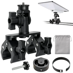 Starlink Mini Mount Dual-Clamp Pole Mount Kit Aluminum Nylon RV Dual-clamp Starlink Mini mount with aluminum and nylon design. Fits RV ladders, roof racks, poles and camping setups Starlink Mini Mount Dual-Clamp Pole Mount Kit Aluminum Nylon RV Dual-clamp Starlink Mini mount with aluminum and nylon design. Fits RV ladders, roof racks, poles and camping setups