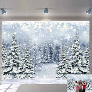 Winter Forest Photography Backdrop Glitter Snowy Pine Tree Scene Background Winter Christmas Backdrop Xmas Happy New Year Holiday Party Decoration Banner Photo Prop Winter Forest Photography Backdrop Glitter Snowy Pine Tree Scene Background Winter Christmas Backdrop Xmas Happy New Year Holiday Party Decoration Banner Photo Prop