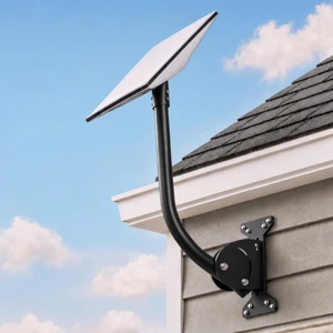 Gen 3/4/4X Mount for Starlink, 360° Rotatable Roof & Wall Mounting kit Compatible with Starlink Standard 4/4X/V3 Heavy Duty Carbon Steel Bracket, 28-55 mm Pipe Adapter for Fascia Eave Gen 3/4/4X Mount for Starlink, 360° Rotatable Roof & Wall Mounting kit Compatible with Starlink Standard 4/4X/V3 Heavy Duty Carbon Steel Bracket, 28-55 mm Pipe Adapter for Fascia Eave