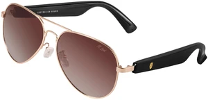 Bluetooth Aviator Sunglasses for Men Women, Polarized UV400 Smart Audio Glasses with Open-Ear Speakers, Microphone, Touch Control, Voice Assistant, 120Hr SB, Privacy, AI Compatible Brown Bluetooth Aviator Sunglasses for Men Women, Polarized UV400 Smart Audio Glasses with Open-Ear Speakers, Microphone, Touch Control, Voice Assistant, 120Hr SB, Privacy, AI Compatible Brown