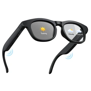 Photochromic Smart Glasses, Open-Ear Bluetooth 5.4 Audio Eyewear 35g Lightweight frame, Type-C charging, 4-5h battery, and easy 1-button control with remote shooting Photochromic Smart Glasses, Open-Ear Bluetooth 5.4 Audio Eyewear 35g Lightweight frame, Type-C charging, 4-5h battery, and easy 1-button control with remote shooting