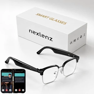 Smart Glasses with Translation for Travel, Bluetooth Audio & Calls 164-language voice translation with no lens display or subscription, plus open-ear audio and calls for travel and daily use Smart Glasses with Translation for Travel, Bluetooth Audio & Calls 164-language voice translation with no lens display or subscription, plus open-ear audio and calls for travel and daily use