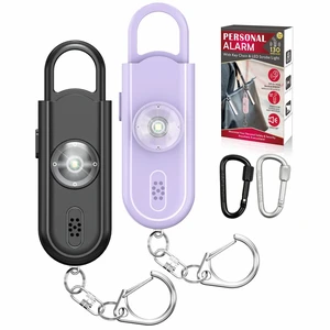 Safe Sound Personal Alarm, 2 Pack 130 dB Loud Siren Song Emergency Security Alarm Keychain with Strobe LED Light, Personal Sound Safety Siren for Women, Men, Children, Elderly Safe Sound Personal Alarm, 2 Pack 130 dB Loud Siren Song Emergency Security Alarm Keychain with Strobe LED Light, Personal Sound Safety Siren for Women, Men, Children, Elderly