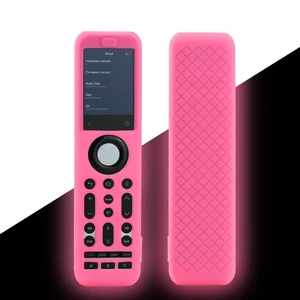 Protector for SofaBaton X2 Universal Remote Control, Silicone Protective Case Glow in Dark - Pink Protector for SofaBaton X2 Universal Remote Control, Silicone Protective Case Glow in Dark - Pink