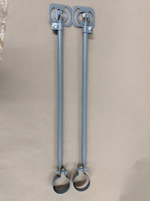 (Pack of 2) Long Braces for J Mount with 2" OD Clamps Support Arms Monopoles Ka/ku Slimline Struts (Pack of 2) Long Braces for J Mount with 2" OD Clamps Support Arms Monopoles Ka/ku Slimline Struts