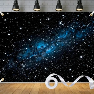 Space Backdrop Theme Photo Background Birthday Party (Space, 8x6 Ft) Space Backdrop Theme Photo Background Birthday Party (Space, 8x6 Ft)