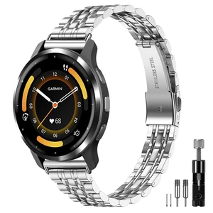 18mm Slim Metal Band Compatible with Garmin Venu 3S 41mm/Venu 4 41mm/Venu 2S/Vivoactive 4S/Vivomove 3S/Forerunner 255S/Forerunner 265S,Stainless Steel Elegant Thin Strap Chain for Women Men 18mm Slim Metal Band Compatible with Garmin Venu 3S 41mm/Venu 4 41mm/Venu 2S/Vivoactive 4S/Vivomove 3S/Forerunner 255S/Forerunner 265S,Stainless Steel Elegant Thin Strap Chain for Women Men