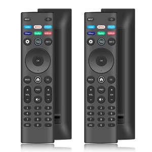 2 Pack for VIZIO Smart TV Remote Replacement XRT140 XRT136 XRT260 XRT270 Universal Remote Control for VIZIO Smartcast D, E, M, P, V, PX Series Smart TVs - Easy to Setup,with 6 Shortcut Buttons 2 Pack for VIZIO Smart TV Remote Replacement XRT140 XRT136 XRT260 XRT270 Universal Remote Control for VIZIO Smartcast D, E, M, P, V, PX Series Smart TVs - Easy to Setup,with 6 Shortcut Buttons