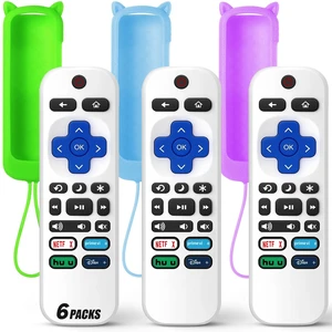 (Pack of 3) Replacement Remote Only for Roku TV with Soft Remote Cover Universal Remote for TCL/Onn/Hisense/Sharp/Element/Philips Roku Smart TV (Elegant White)Not for Roku Stick, Box,Speaker (Pack of 3) Replacement Remote Only for Roku TV with Soft Remote Cover Universal Remote for TCL/Onn/Hisense/Sharp/Element/Philips Roku Smart TV (Elegant White)Not for Roku Stick, Box,Speaker