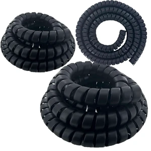 3PCS Spiral Wrap Cable Protector 1.25+1.58+2in OD x 10ft Pre-Cut Lengths Safe Hose Protector to Avoid Wear Extend Life for Hydraulic Pneumatic Hose 3PCS Spiral Wrap Cable Protector 1.25+1.58+2in OD x 10ft Pre-Cut Lengths Safe Hose Protector to Avoid Wear Extend Life for Hydraulic Pneumatic Hose