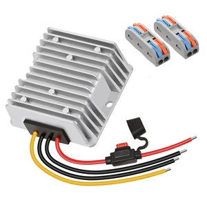 Input DC 18V-72V to 12V 10A 120W Buck Converter18V 20V 24V 36V 48V 60V 72V to 12V Step Down Converter Voltage Regulator Reducer Waterproof for Golf Cart Input DC 18V-72V to 12V 10A 120W Buck Converter18V 20V 24V 36V 48V 60V 72V to 12V Step Down Converter Voltage Regulator Reducer Waterproof for Golf Cart