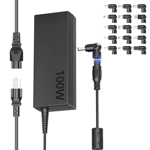 100W Universal Laptop Charger 15 Tips for HP Dell Lenovo Acer Asus Toshiba 15 Tips Compatible with HP Dell Lenovo Acer Asus Toshiba Sony Gateway Samsung Notebook Chromebook, for 90W 65W 45W Laptops 100W Universal Laptop Charger 15 Tips for HP Dell Lenovo Acer Asus Toshiba 15 Tips Compatible with HP Dell Lenovo Acer Asus Toshiba Sony Gateway Samsung Notebook Chromebook, for 90W 65W 45W Laptops