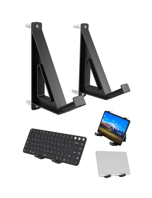 Universal Wall Mount for Keyboard/Laptop/Tablet, (Black) Storage Organizer Wall Display Rack Holder for Electronics, Wall Hangers for Pictures/ Paintings/ Frames/ Books Universal Wall Mount for Keyboard/Laptop/Tablet, (Black) Storage Organizer Wall Display Rack Holder for Electronics, Wall Hangers for Pictures/ Paintings/ Frames/ Books