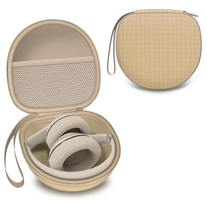 Headphone Case for Soundcore Anker/Beats/BERIBES/JLab Etc Headphones, Beige for Soundcore Anker Q20i/Q30,JLab JBuds Lux ANC,Beats Studio Pro/Solo 4 3,BERIBES,KVIDIO,TOZO HT3 Over-Ear Headphones Case Headphone Case for Soundcore Anker/Beats/BERIBES/JLab Etc Headphones, Beige for Soundcore Anker Q20i/Q30,JLab JBuds Lux ANC,Beats Studio Pro/Solo 4 3,BERIBES,KVIDIO,TOZO HT3 Over-Ear Headphones Case