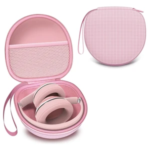 Headphone Case for Soundcore Anker/Beats/BERIBES/JLab Headphones,Light Pink for Soundcore Anker Q20i/Q30,JLab JBuds Lux ANC,Beats Studio Pro/Solo 4 3,BERIBES,KVIDIO,TOZO HT3 Over-Ear Headphones Case Headphone Case for Soundcore Anker/Beats/BERIBES/JLab Headphones,Light Pink for Soundcore Anker Q20i/Q30,JLab JBuds Lux ANC,Beats Studio Pro/Solo 4 3,BERIBES,KVIDIO,TOZO HT3 Over-Ear Headphones Case