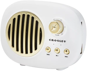 CR3044A-WH Piper Portable Bluetooth Speaker, White Bluetooth In, Rechargeable Lithium-Ion Battery, Up to 28 Hours of Listening at 50% Volume, FM Radio, USB Playback CR3044A-WH Piper Portable Bluetooth Speaker, White Bluetooth In, Rechargeable Lithium-Ion Battery, Up to 28 Hours of Listening at 50% Volume, FM Radio, USB Playback