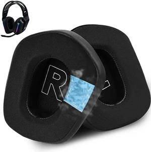Cooling Gel Replacement Ear Cushions for Logitech G733 G535 G335 Lightspeed Wireless Gaming Headset, Ear Cushions Made of Durable Ice Silk Fabric, Noise Isolating Foam (Black) Cooling Gel Replacement Ear Cushions for Logitech G733 G535 G335 Lightspeed Wireless Gaming Headset, Ear Cushions Made of Durable Ice Silk Fabric, Noise Isolating Foam (Black)