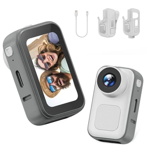 1080P Mini Body Camera, Thumb-Sized Wearable Action Cam for Bike & Outdoor 1.47" LCD Screen, 350mAh Battery, 90mins Usetime, Loop Recording for Bike, Motorcycle Helmet & Outdoor Activity(White) 1080P Mini Body Camera, Thumb-Sized Wearable Action Cam for Bike & Outdoor 1.47" LCD Screen, 350mAh Battery, 90mins Usetime, Loop Recording for Bike, Motorcycle Helmet & Outdoor Activity(White)