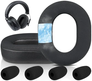 Cooling Earpads for Razer BlackShark(V3/V3 X HyperSpeed) - Black Not Fit Blackshark V3 Pro Headphones Cooling Earpads for Razer BlackShark(V3/V3 X HyperSpeed) - Black Not Fit Blackshark V3 Pro Headphones