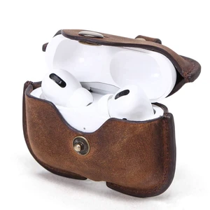 Airpods Pro Leather Case, Crazy Horse Cowhide Leather Portable Travel Case for Airpods Pro,Headphone Cases for AirPods Pro Charging Case(Coffee) Airpods Pro Leather Case, Crazy Horse Cowhide Leather Portable Travel Case for Airpods Pro,Headphone Cases for AirPods Pro Charging Case(Coffee)