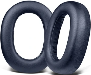 Professional Replacement Ear Pads Cushions for Jabra Elite 85h Wireless Over-Ear Headphones, Earpads with Soft Protein Leather, Noise Isolation Foam - Navy Blue Professional Replacement Ear Pads Cushions for Jabra Elite 85h Wireless Over-Ear Headphones, Earpads with Soft Protein Leather, Noise Isolation Foam - Navy Blue