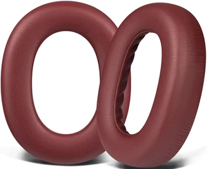 Professional Replacement Ear Pads Cushions for Jabra Elite 85h Wireless Over-Ear Headphones, Earpads with Soft Protein Leather, Noise Isolation Foam - Burgundy Professional Replacement Ear Pads Cushions for Jabra Elite 85h Wireless Over-Ear Headphones, Earpads with Soft Protein Leather, Noise Isolation Foam - Burgundy