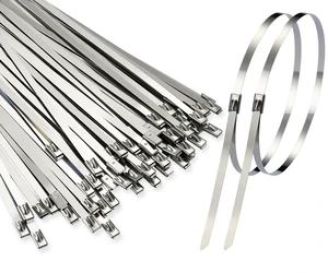 Metal Zip Ties 15.8 Inch - 304 Stainless Steel Zip Ties Heavy Duty 200pcs Heavy Duty Self-Locking for Chain Link Fence Rust-resistant & UV-resistant for Outdoor/Electrical/Farm (0.18"W) Metal Zip Ties 15.8 Inch - 304 Stainless Steel Zip Ties Heavy Duty 200pcs Heavy Duty Self-Locking for Chain Link Fence Rust-resistant & UV-resistant for Outdoor/Electrical/Farm (0.18"W)