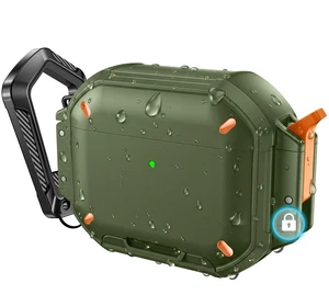 Waterproof Case with Lock for AirPods Pro 3 IP68 waterproof, Mil-grade drop-proof, Secure lock, Keychain & stand. Hard protection for AirPods Pro 3 Waterproof Case with Lock for AirPods Pro 3 IP68 waterproof, Mil-grade drop-proof, Secure lock, Keychain & stand. Hard protection for AirPods Pro 3