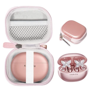 Case for King Lucky Jewelry-Inspired Clip-On Earbuds with Butterfly Earrings, Clip-on Earbuds Jewelry Comfortable Open Ear Headphones (Rose Gold) Case for King Lucky Jewelry-Inspired Clip-On Earbuds with Butterfly Earrings, Clip-on Earbuds Jewelry Comfortable Open Ear Headphones (Rose Gold)