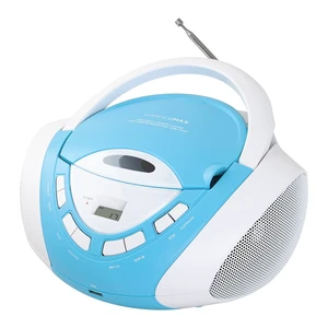 HX-320CD CD/MP3 Boombox, Radio, USB Port (Blue/White) AM/FM Radio, USB Port for MP3 Playback, LCD Display, Rod Antenna, Aux-in, AC/DC Dual Power Source HX-320CD CD/MP3 Boombox, Radio, USB Port (Blue/White) AM/FM Radio, USB Port for MP3 Playback, LCD Display, Rod Antenna, Aux-in, AC/DC Dual Power Source