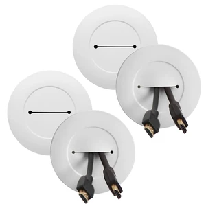 Legrand - Cord Cover with Grommets, Wall Mount TV Cord Hider, 2 Pack CCA62W Legrand - Cord Cover with Grommets, Wall Mount TV Cord Hider, 2 Pack CCA62W