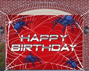 7 x 5 ft Happy Birthday Spider Web Backdrop Party Decoration Supplies Theme Banner Backdrop Decor for Birthday Party Photography Background Photo Props 7 x 5 ft Happy Birthday Spider Web Backdrop Party Decoration Supplies Theme Banner Backdrop Decor for Birthday Party Photography Background Photo Props