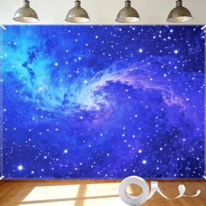Space Backdrop Theme Photo Background Birthday Party (Galaxy, 8x6 Ft) Space Backdrop Theme Photo Background Birthday Party (Galaxy, 8x6 Ft)