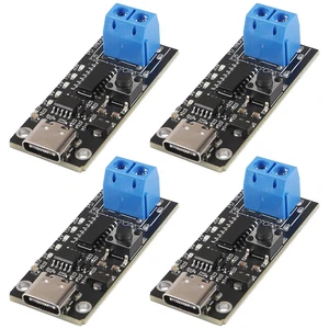 4PCS 100W 5A USB-C Fast Charge USB-C PD QC DC 5V 9V 12V 15V 20V Adjustable Voltage Power Trigger Module 5A Type-C Female Input 4PCS 100W 5A USB-C Fast Charge USB-C PD QC DC 5V 9V 12V 15V 20V Adjustable Voltage Power Trigger Module 5A Type-C Female Input
