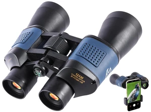 12x50 Binoculars with Built-in Compass & Phone Adapter HD Low Light, BAK4 Porro Prism, FMC Lens, Daily Waterproof, for Bird Watching, Hunting, Cruise & Outdoor Use 12x50 Binoculars with Built-in Compass & Phone Adapter HD Low Light, BAK4 Porro Prism, FMC Lens, Daily Waterproof, for Bird Watching, Hunting, Cruise & Outdoor Use
