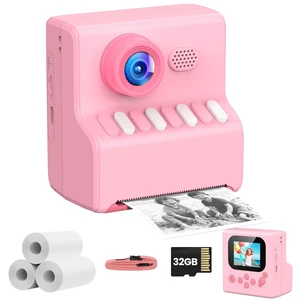 Kids Camera Instant Print Pink: 32G Instant Print Camera for Kids -1080P HD - Christmas Birthday for Girls Age 3-12 - Ideal Toy for 3 4 5 6 7 8 9 10 11 12 Girls Boys Kids Camera Instant Print Pink: 32G Instant Print Camera for Kids -1080P HD - Christmas Birthday for Girls Age 3-12 - Ideal Toy for 3 4 5 6 7 8 9 10 11 12 Girls Boys