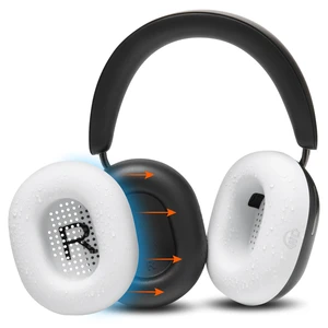 SweatZ Ace - Patented Earpad Sweat Covers for Sonos Ace Headphones Made by Wicked Cushions Made with Premium Silicone, Sweatproof & Easily Washable White SweatZ Ace - Patented Earpad Sweat Covers for Sonos Ace Headphones Made by Wicked Cushions Made with Premium Silicone, Sweatproof & Easily Washable White