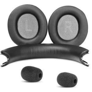 Ear Pads for Microsoft Xbox Wireless (2024 Version)/Wired Headset (Xbox X S, Xbox One) Replacement Cushions Headband with Protein Leather Covers-Black Ear Pads for Microsoft Xbox Wireless (2024 Version)/Wired Headset (Xbox X S, Xbox One) Replacement Cushions Headband with Protein Leather Covers-Black