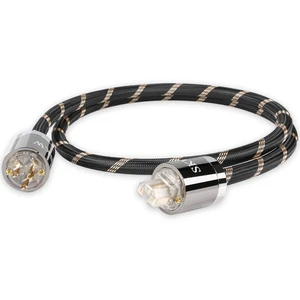 Upgrade C15 Audiophile Ultra-high Purity Copper Power Cord, Male to Female Power Cable, US Plug for Subwoofer, Amplifier, DV/AV 3.2ft/1M Upgrade C15 Audiophile Ultra-high Purity Copper Power Cord, Male to Female Power Cable, US Plug for Subwoofer, Amplifier, DV/AV 3.2ft/1M