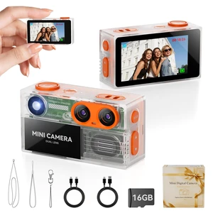 Vintage Mini Keychain Camera: 2K Dual Lens Digital Camera with 16GB Card,Vintage Keychain Video Camera, 1.97" HD LCD Display, 600mAh Battery Portable Y2K Retro Small Cameras with Elegant Gift Box Vintage Mini Keychain Camera: 2K Dual Lens Digital Camera with 16GB Card,Vintage Keychain Video Camera, 1.97" HD LCD Display, 600mAh Battery Portable Y2K Retro Small Cameras with Elegant Gift Box