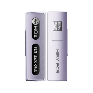 FC3 USB DAC with Display Hi-Res Audio 112mW Output Power Support PCM DSD MQA dongle for iPhone/MAC/Android/Windows(Purple) FC3 USB DAC with Display Hi-Res Audio 112mW Output Power Support PCM DSD MQA dongle for iPhone/MAC/Android/Windows(Purple)