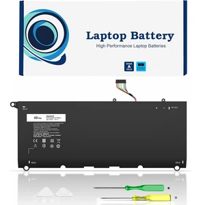 60Wh PW23Y Battery for Dell XPS 13 9360 Series, TP1GT RNP72 For P54G002 13-9360-D1605G D1605T D1609 D1609G D1705G, 60Wh High Capacity, Long Lasting, Durable 60Wh PW23Y Battery for Dell XPS 13 9360 Series, TP1GT RNP72 For P54G002 13-9360-D1605G D1605T D1609 D1609G D1705G, 60Wh High Capacity, Long Lasting, Durable