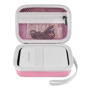Case for Canon Ivy 2 / CLIQ+2/ CLIQ 2/ for KODAK Step Mini Photo Printer Hard-shell EVA case, Zippered Mesh Pocket Fits Photo Paper & Cable, Securing Straps, Detachable Handle, Case Only, Pink Case for Canon Ivy 2 / CLIQ+2/ CLIQ 2/ for KODAK Step Mini Photo Printer Hard-shell EVA case, Zippered Mesh Pocket Fits Photo Paper & Cable, Securing Straps, Detachable Handle, Case Only, Pink