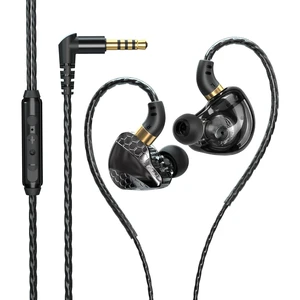 3.5mm Fixed Cable IEM, HiFi Wired Earbuds with Mic, Gaming Earbuds,Black in-Ear Monitor, Graphene DiaphragmRich Bass, Warm Midrange, Crisp Treble, for Music Lovers and Gamers 3.5mm Fixed Cable IEM, HiFi Wired Earbuds with Mic, Gaming Earbuds,Black in-Ear Monitor, Graphene DiaphragmRich Bass, Warm Midrange, Crisp Treble, for Music Lovers and Gamers